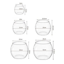 Plastic Fish Bowls Round Clear Goldfish Bowl Aquarium Hydroponic Planter Floral Container For Table Centerpiece Fish Home Decor