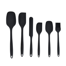 Silicone Kitchenware 6-Piece Set, Cream Scraper, Spatula, Oil Brush, Size Scraper Set Baking Tool, Non-Integrated Hand