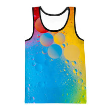 Men's Tank Tops Rainbow Paint Splatter 3D Vest Men Summer Fashion Casual Sleeveless Vest Hip Hop Harajuku Streetwear Cool Tee