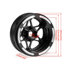 1.9 Inch Aluminum Carbon Fiber Wheel Rims for 1/10 RC Crawler Cheater Rigs Capra SCX10 TRX4 TF2 Gmade R1 Element Enduro 1.9S DIY