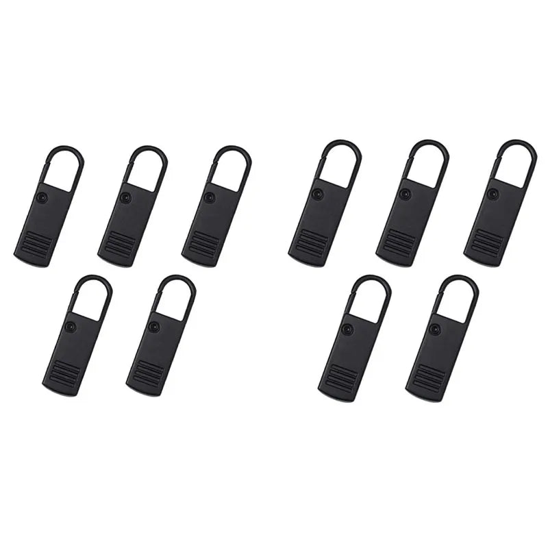 5/10PCS Zipper Slider Puller Instant Zipper Repair Kit Replacement Broken Buckle Travel Bag Suitcase Head DIY Sewing Craft