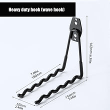 Garage Storage Utility Hooks,Garage Garden Tool Organizer,Hanging Utility Wall Mount Hooks,Heavy Duty Tool Storage Organizer