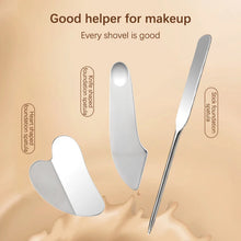 Stainless Steel Multi-Functional Beauty Tools Set - Foundation Spatula Mask Eye Cream Spoons Facial Scraping Skin Care Accessori