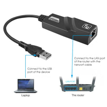 Wired USB 3.0 To Rj45 Lan Ethernet Adapter 10/100/1000Mbps RTL8153 Network Card For PC Laptop