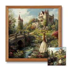 1 Set of 40x40cm-15.7x15.7-inch 50x50cm-19.7x19.7inch 11CT/14CT Printed Fabric Cross Stitch DIY Kit, Large Size, Gift Set