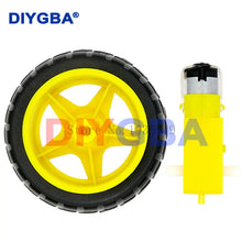 TT motor + 65mm wheel DC3V-6V Motor 130 Gear motor with the wheel for Arduino Smart Car Robot TT Motor 3V-6V