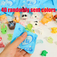 40pcs Mini Luminous Blind Box Animal Snacks Fruit Conch Blind Bag Small Ornaments Creative Decoration Party Gifts Randomly Sent