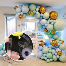 10 Meter Double Hole Balloon Chain, Perfect Decoration for Graduation Ceremonies,Birthday Parties,Baby Parties,and Any Occasion