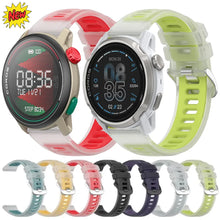 20/22mm Semi-Transparent Silicone Strap For COROS APEX 4 42mm/PACE Pro Suunto Vertical 2 Adjustable Bracelet For CMF Watch 3 Pro