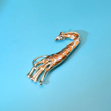 Enamel Large Giraffe Brooches For Women Vivid Animal Design Brooch Pin Luxury High Quality Accessories Spring Style 2022