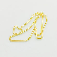 Creative High-heeled Shoes Paper Clips Office Kawaii Stationery Clips Metal Paper Clip Stationery Accessories Office Accessories