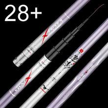 ZZ349 3.6m 4.5m 5.4m 6.3m 7.2m 8m 9m 10m Portable 68cm Packed Short Section 37+ 28+ 19+ Hard Fishing Rod Hi-Carbon Fiber 2 Tips