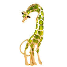 Enamel Large Giraffe Brooches For Women Vivid Animal Design Brooch Pin Luxury High Quality Accessories Spring Style 2022
