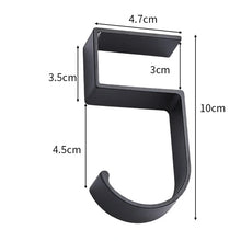 Desk Hook Organizer Anti-Slip Design Sleek Black White for Office Student Desk Organization Bag Storage Utility Hooks
