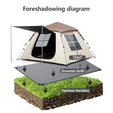 BISINNA Camping Mat Portable Picnic Mat Waterproof Tent Floor Trap Pocket Tent Footprints for Beach  Hiking Camping Equipment