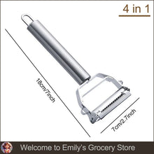 Stainless Steel Multi-function Vegetable Peeler Cucumber Carrot Fruit Cutter Julienne Peeler Potato Grater Slicer Kitchen Gadget
