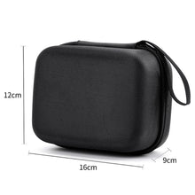 New Hard Shell EVA Storage Box Mini Portable Pouch Carrying Bag Black Zipper Earphone Case Digital Accessories
