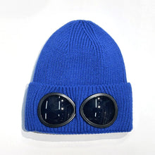 New Winter Warm Beanie Hats Women Men Winter Windproof Glasses Knitted Ski Mask Cap Outdoor Ear Protection Sports Cold Hat
