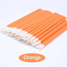 50pcs Disposable Lip Brush Makeup Mascara Wands Solid Stick  Lipgloss Lipstick Brushes Micro Beauty Applicators Wands
