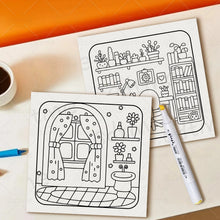 Cozy Home Coloring Book for Adults - Bold Easy Hygge & Interior Patterns, Stress Relief Art Therapy Drawing Book for Home Lovers