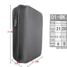 Earphone Data Storage Bag  Cable Organizer Multimeter Electronic Box Bags Zipper Pouch Tech Gadgets Portable Charger U Disk Case
