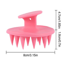 Silicone Hair Massage Brush Scalp Shampoo Massage Comb Hair Care Root Scalp Massager Shower Brush Salon Hair Tool Bath Wash