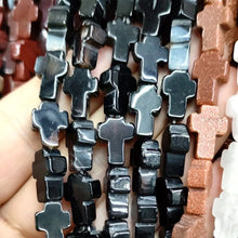 12x16x5mm Natural Stone Cross Loose Beads Semi-Precious Agate DIY Necklace Pendant Jewelry Making Accessories Wholesale