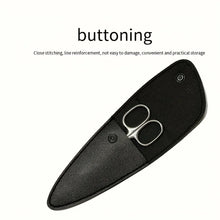 Beauty Cuticle Scissors Precise Stainless Steel Tool for Nail Care And Facial Grooming Equipped with Protective Storage Cover