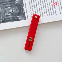 1pc Universal Phone Hand Band Bracelet Silicone Phone Holder Finger Ring Push Pull Grip Stand Sticker Phone Holder