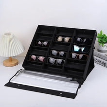 12/18 Slot / Grid Eyeglass Storage Box Sunglasses Display Stand Eyeglass Storage Tray Ladies Gentlemen Eyeglass Collection Box