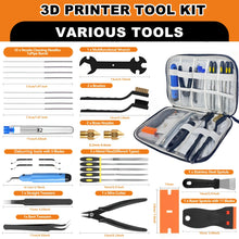 3D Printer Tools Kit, 33pcs 3D Printer Accessories for All FDM/SLA Printers Includes Nozzle Cleaning, Removal Scrapers