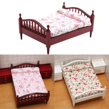 Creative Bedroom Decoration Accessories For Dolls Miniature Furniture Dollhouse Furniture Bed/Bedside Table