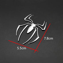 1Pc Universal Metal 3D Spider Emblem Red Logo Car Body Side Sticker Spider Truck Badge Auto Decal Accessories