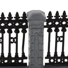 Halloween Landscaping Accessories Dollhouse Fence Gothic Miniature Railing Diorama Accessory Fairy Garden Black Decor