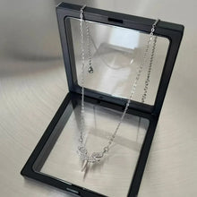 Retro Light Luxury White Angel Wings Necklace for Women Exquisite Personality Stainless Steel Clavicle Chain Jewelry