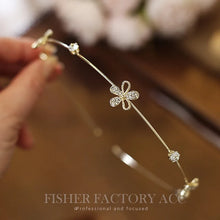 2026 Exquisite Elegant Pearl Rhinestone Flower Hairbands Headband Women Girls Hair Head Hoop Band Accessories Headdress Headwear