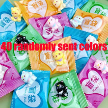 40pcs Mini Luminous Blind Box Animal Snacks Fruit Conch Blind Bag Small Ornaments Creative Decoration Party Gifts Randomly Sent