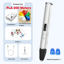Professional 3D Print Pen Competition Level OLED Display 3D Printing Pens With PLA Filament 3D Doodling Making Detachable Design
