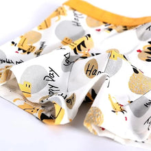 4Pcs/Lot Boys Cotton Boxer Briefs Teenager Cartoon Print Soft Children Panties Dinosaur Polar Bear Car Toddler Kids Underwear