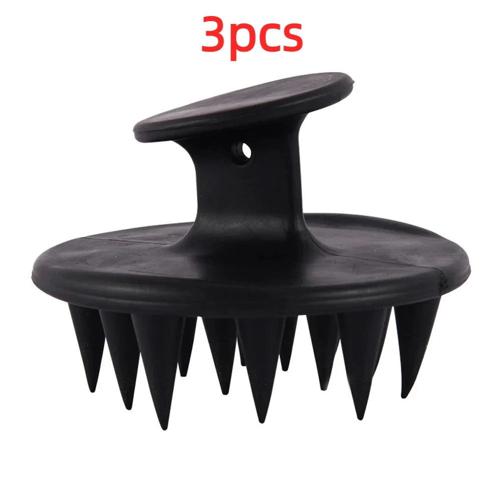 Silicone Hair Massage Brush Scalp Shampoo Massage Comb Hair Care Root Scalp Massager Shower Brush Salon Hair Tool Bath Wash