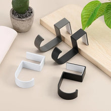 Desk Hook Organizer Anti-Slip Design Sleek Black White for Office Student Desk Organization Bag Storage Utility Hooks