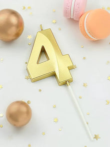 1pc-Birthday candles, cake digital candles, sparkling cake top decorations for parties, weddings, and birthday decorations