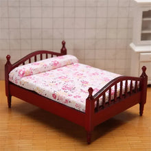 Creative Bedroom Decoration Accessories For Dolls Miniature Furniture Dollhouse Furniture Bed/Bedside Table