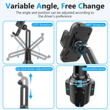 New Cup Holder Phone Mount - Adjustable Car/Truck Accessory, Golf Cart Accessory, Universal Phone Accessory