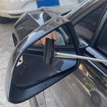 Car rearview mirror wiper, telescopic handle car rearview mirror wiper, car glass cleaning tool cleaning brush