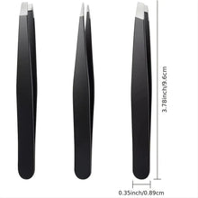Tweezers Set 3-4pcs Premium Stainless Steel Eyebrow Precision Sharp Tip Tweezers for Body Ingrown and Facial Hair Removal