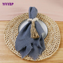 Factory Direct Cloth Napkins Set of 48 Gauze Crepe Cotton Fabric 42x42cm Dinner Tea Towel Kitchen Wedding Table Easter Decor
