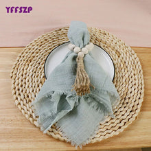 Factory Direct Cloth Napkins Set of 48 Gauze Crepe Cotton Fabric 42x42cm Dinner Tea Towel Kitchen Wedding Table Easter Decor