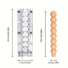 Bubble Pillar Acrylic Molds for Candle Bamboo Column Scented Decor Plastic Mould Geometry Making Tools DIY Sphere Cylinder Gifts