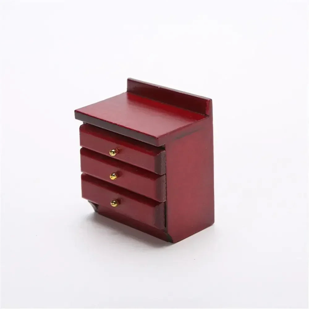 Creative Bedroom Decoration Accessories For Dolls Miniature Furniture Dollhouse Furniture Bed/Bedside Table